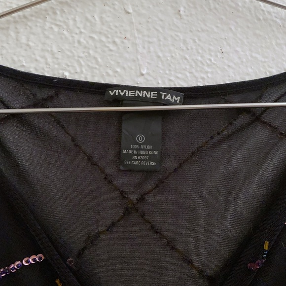 Vivienne Tam beaded mesh dress - Picture 3 of 3